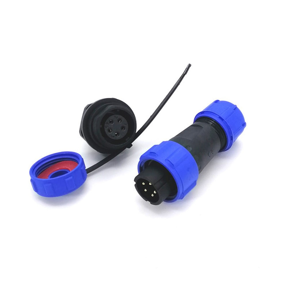 1Pc Ip68 Aviation Waterproof And Socket Inline Connector for Weipu 5 ...