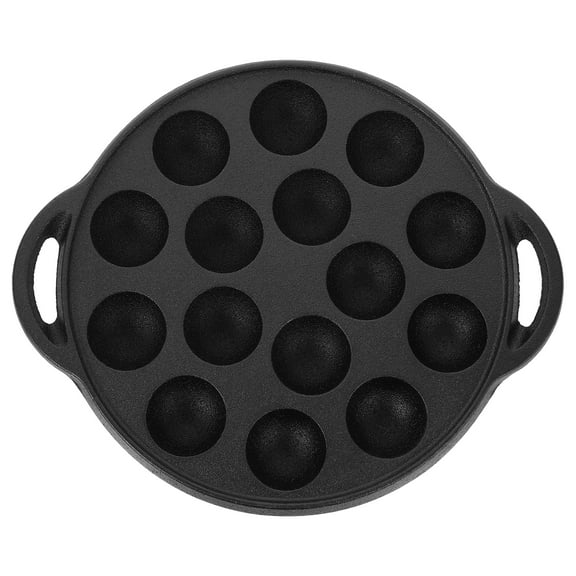 1Pc Iron Frying Pan Thickened Cookware for Home Kitchen Black Smooth Surface