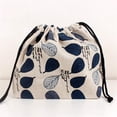 thumbnail image 1 of 1Pc Japanese Style Drawstring Lunch Box Storage Bag For Travel Picnic Portable Easy Wash Bento Lunch Box Tote Pouch, 1 of 6