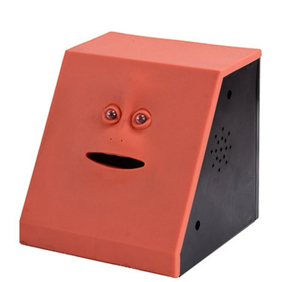 1Pc Kid’s Money Bank Electronic Simulation Chewing Smiling Face Bank Automatic Sensing Money Box for Kid Safe Box
