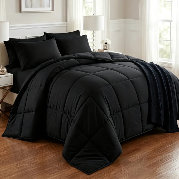 1Pc King Hotel-Quality Premium Quilt Core, Oversized Options Available. Adopted 3D Box Quilting Craft, Full-size Bed Quilt, Fluffy And Breathable For All Seasons