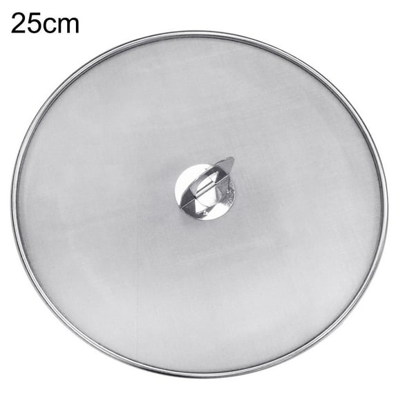 1Pc Kitchen Oil Proofing Lid Filter Foldable Handle Frying Pan Cover Splatter Screen Spill Proof Kitchen Cooking Tools