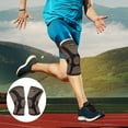 thumbnail image 1 of 1Pc Knee Protector Soft Fabric Wide Application Breathable Wear-resistant High Stretchy Anti-collision Protective Gear Protective Sport Gear Leg Knee Pad for Basketball, 1 of 8