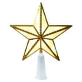 thumbnail image 1 of 1Pc LED Sparkled Star for Christmas Tree Topper, Christmas Star Tree Topper with LED, Plug-In Ornament, Night Light Treetop Small Xmas Tree Decor For Home Christmas Ornaments(Gold,7.1x5.9"), 1 of 6
