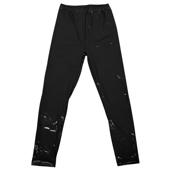 1Pc Leather Leggings High Waist Pants Women Elastic Tights Fashion Pants