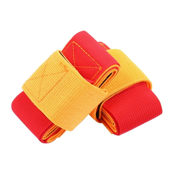 1Pc Legged Race Rope Durable Outdoor Game Supplies for Kids Adults Relay Day Backyard Birthday Teamwork Games Co-training , Suitable for 4