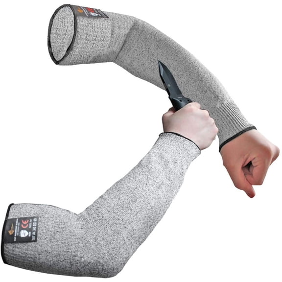 1Pc Level 5 HPPE Cut Resistant Anti-Puncture Work Protection Arm Sleeve Cover Cut-resistant Arm Sleeve ,More Durable
