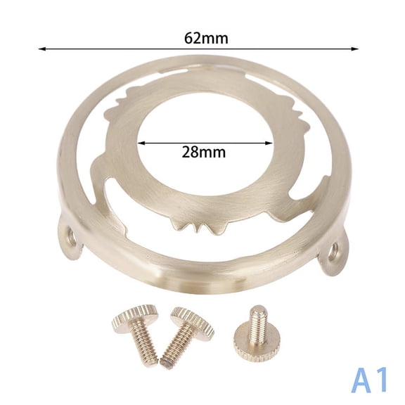 1Pc Light Socket Brass Three Holes Ring E27 E14 Screw Lampshade Fixed Ring Holder Shade And Socket Connecter