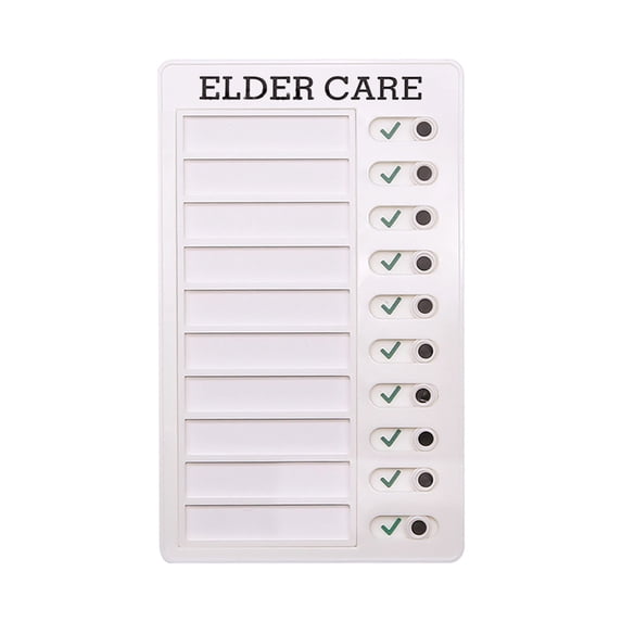 1Pc To Do List Checklist,Chores Chart for Man and Woman Chore Chart, Sliding Routine Chart to Do List, RV Checklist Task Planning Board, ADHD Tools Routine Visual Schedule Reminder(White3)