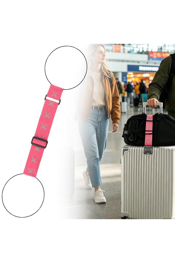 1Pc Luggage Connector Straps for Suitcase,Luggage Straps for Suitcase,Adjustable Luggage Strap Bungeë for Suitcase Handle Elastic Extender Connector for Backpack Purse Handbag Airplane Packing