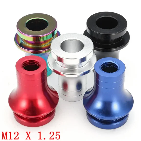 1Pc M12x1.25 Thread Aluminum Gear Shift Knob Retainer Adapter Manual Car