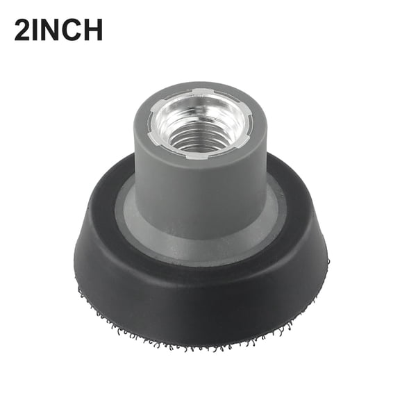 1Pc M14 Thread 1/2/3 Inch Backing Pad Plate With Extension Shaft Connecting Rod Sponge Pad Hook&Loop Back Plate For Polishing Pa 2Inch Fangkenuo