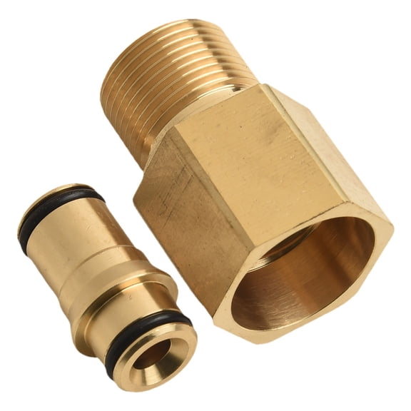1Pc M22 Brass Male High Pressure Hose Adapter Pressure Washer Quick Coupler Fangkenuo