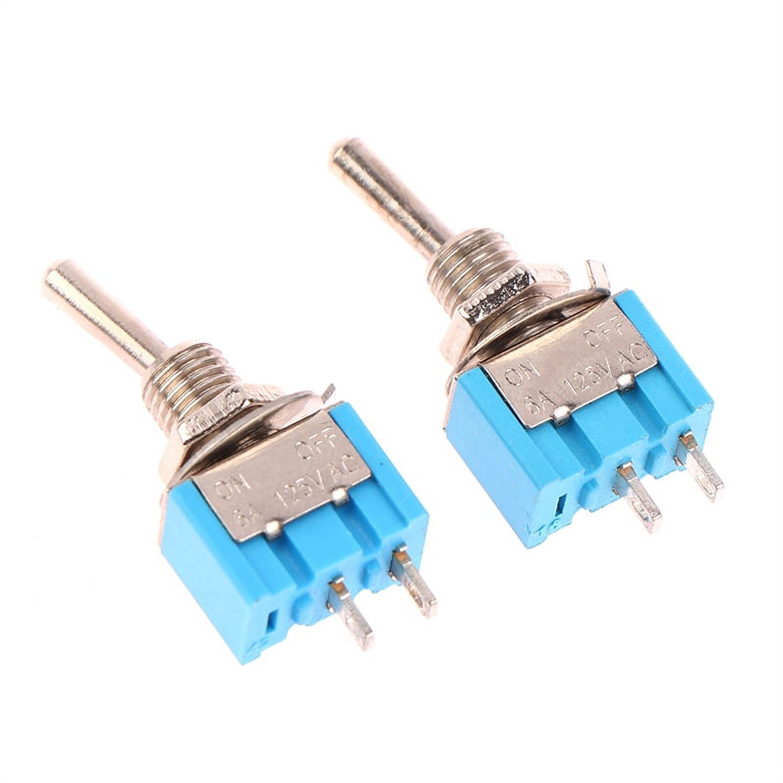1Pc MTS101 2 Pin Switch ONOFF 2 Position AC125V/6A Mini Toggle