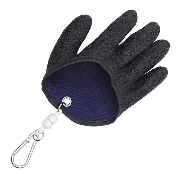 1Pc Magnetic Anti-slip Fishing Gloves Full Finger Cut Fisherman Protect Hand Handy Catching Fish Glove For Left/Right Hand ,Easy to Wear