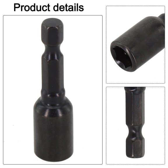 1Pc Magnetic Nut Screwdriver Socket Bit Hex Shank Driver Adapter Socket Wrench A Fangkenuo