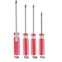 1Pc Magnetic Torx Screwdriver Sets Precision T15 T20 T25 T30 Torx Security Repair Tool Kit For Xbox 360 Wireless Controller T15 Smile Home