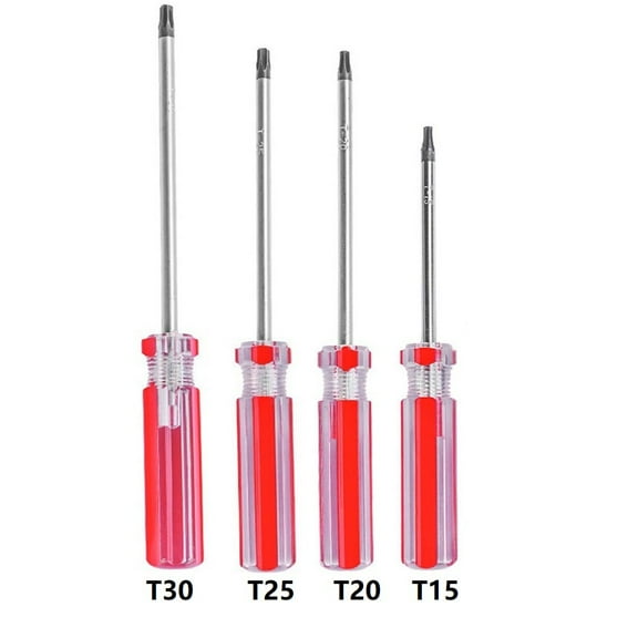 1Pc Magnetic Torx Screwdriver Sets Precision T15 T20 T25 T30 Torx Security Repair Tool Kit For Xbox 360 Wireless Controller T15 Smile Home
