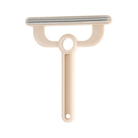 1Pc Manual Lint Remover,Portable Fabric Shaver,Pet Hair Remover,Removing Dust from Clothing,Carpet,Furniture,Blankets,Couch,Plastic Carpet Lint Scraper for Furniture Pet Hair Removal,A,Khaki,4.72x6"