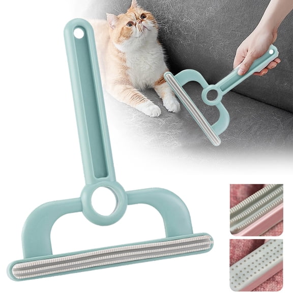 1Pc Manual Lint Remover,Portable Fabric Shaver,Pet Hair Remover,Removing Dust from Clothing,Carpet,Furniture,Blankets,Couch,Plastic Carpet Lint Scraper for Furniture Pet Hair Removal,A,Green,4.72x6"