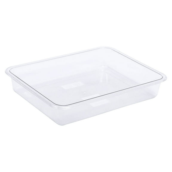 1Pc Marinated Vegetable Plate Cold Salad Tray Rectangular Transparent Dish