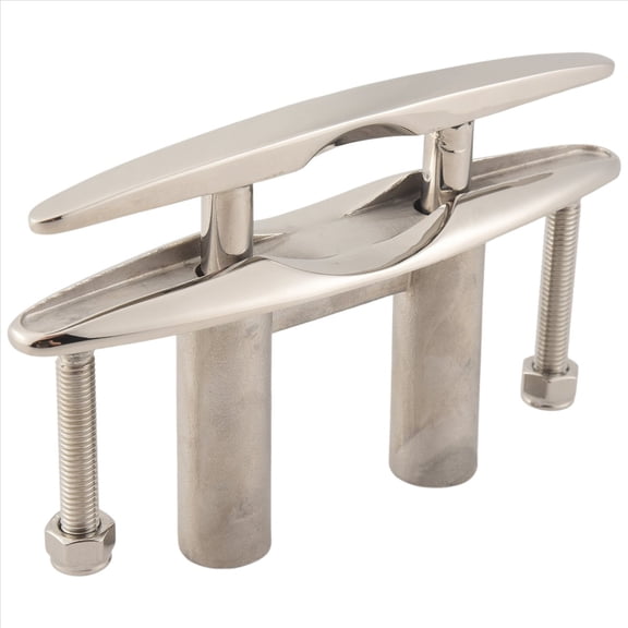 1Pc Marine 316 Stainless Steel Boat Pull Up Flush Mount Lift Cleat Bolts Yacht Boats Accessories 6 Inch