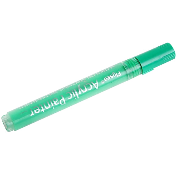 1Pc Marker Pen, Under 5 $, Qyaukm 12 Colors Acrylic Marker Green 1Pc Acrylic Odorless Syringe Pen Water-Based Paint Pen 12 Colors Acrylic Markers Writing Width 0.7M(3Ml)