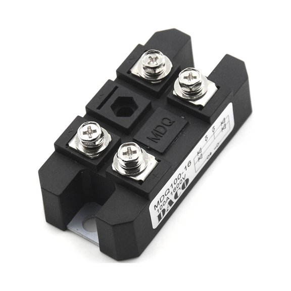 1Pc Mdq 100A Amp 1600V Volt Single 1 Phase Diode Metal Case Bridge Rectifier WA