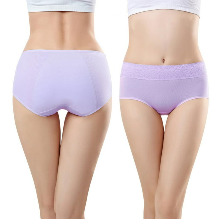 High waist Underwear, Light Purple