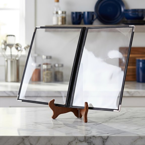 1Pc Menu Cover for House PVC Transparent Binder Practical Menu Price Book Shell