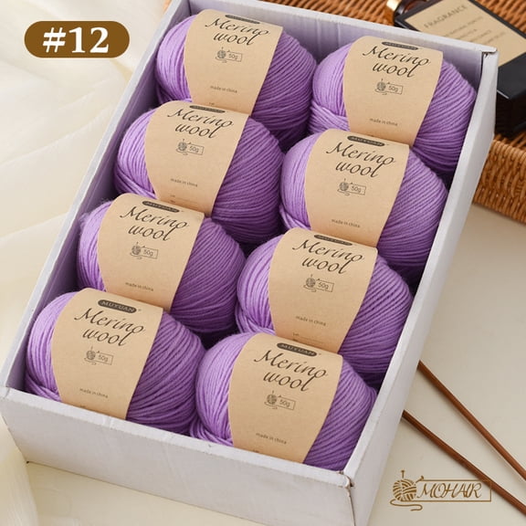 1Pc Merino Wool Yarn, Hand Knitting Crochet Thread, Soft Warm Craft Yarn For Scarf Hat Sweater Blanket - 1Pc Merino Wool Yarn, Hand Knitting Crochet Thread, Soft Warm Craft Yarn