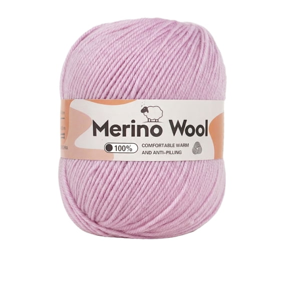 1Pc Merino Wool Yarn, Hand Knitting & Crochet Wool Yarn, Soft Craft Yarn For Diy Projects