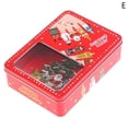 thumbnail image 1 of 1Pc Merry Christmas Candy Box Mini Tinplate Box Sealed Jar Jewelry Organizer Gift Candy Baking Cookies Case For Home Xmas, 1 of 19