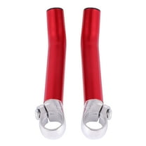 1Pc Metal Bike Bar Handlebar Premium Handlebar Mountain Road Biking Handlebar for Biking Bicycling (Red)