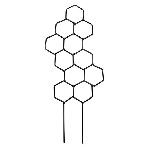 1Pc Metal Honeycomb Shape Plant Trellis for Climbing Hexagon Stake Indoor Home Plants Supporter