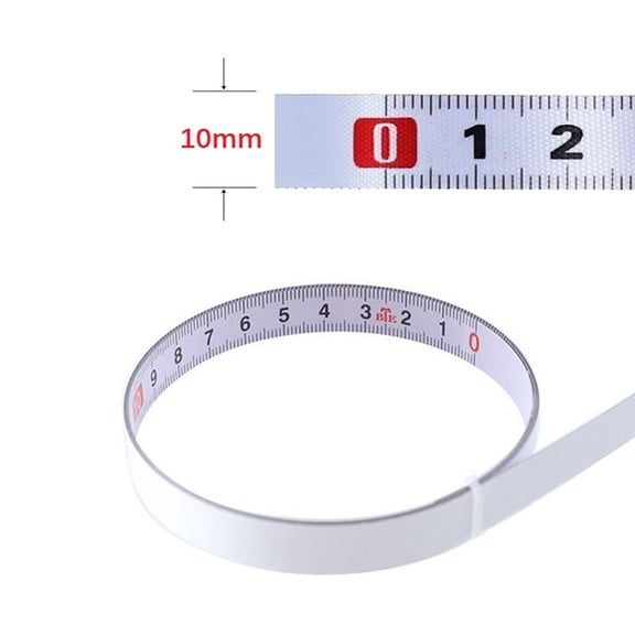 1Pc Metric Miter Track Tape Measure Scale Ruler Woodworking Tools 1M L-R