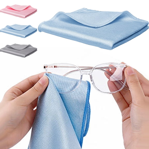 1Pc Microfiber Glass Cloth,Glass Cloths for Windows,11.8"X11.8"| Lint Free, Microfibre Cloth Soft Fabric - Window Cleaning Cloths Streak Free for Mirrors, Glasses, and ScreensDurable & Easy To Wash