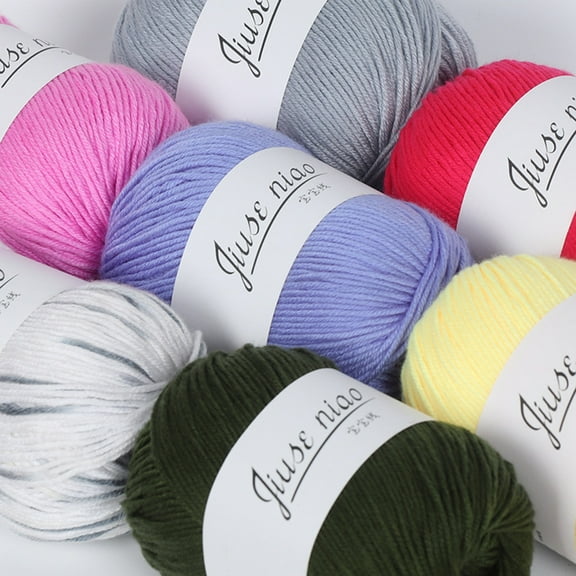 1Pc Milk Cotton Yarn 1Pc 50G Chunky Colorful Hand Knitting Milk Cotton Crochet Knitwear Wool A Diy Knitting Diy