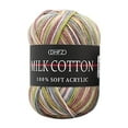 thumbnail image 1 of 1Pc Milk Cotton Yarn Clearance! Colorful Hand Knitting 50G Knitting Crochet Milk Soft Cotton Wool Yarn G Diy Knitting Diy, 1 of 1