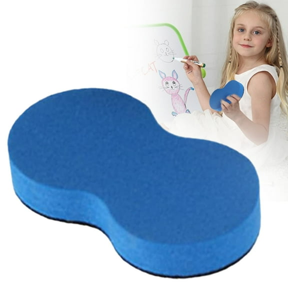 1Pc Mini Dry Erase Erasers, Cute Bone Shape Dry Erase Board Eraser, Magnetic Dry Erase Eraser, 2.55X0.39X1.38inch Small Magnetic Whiteboard Eraser, Reusable Board Cleaning Tool