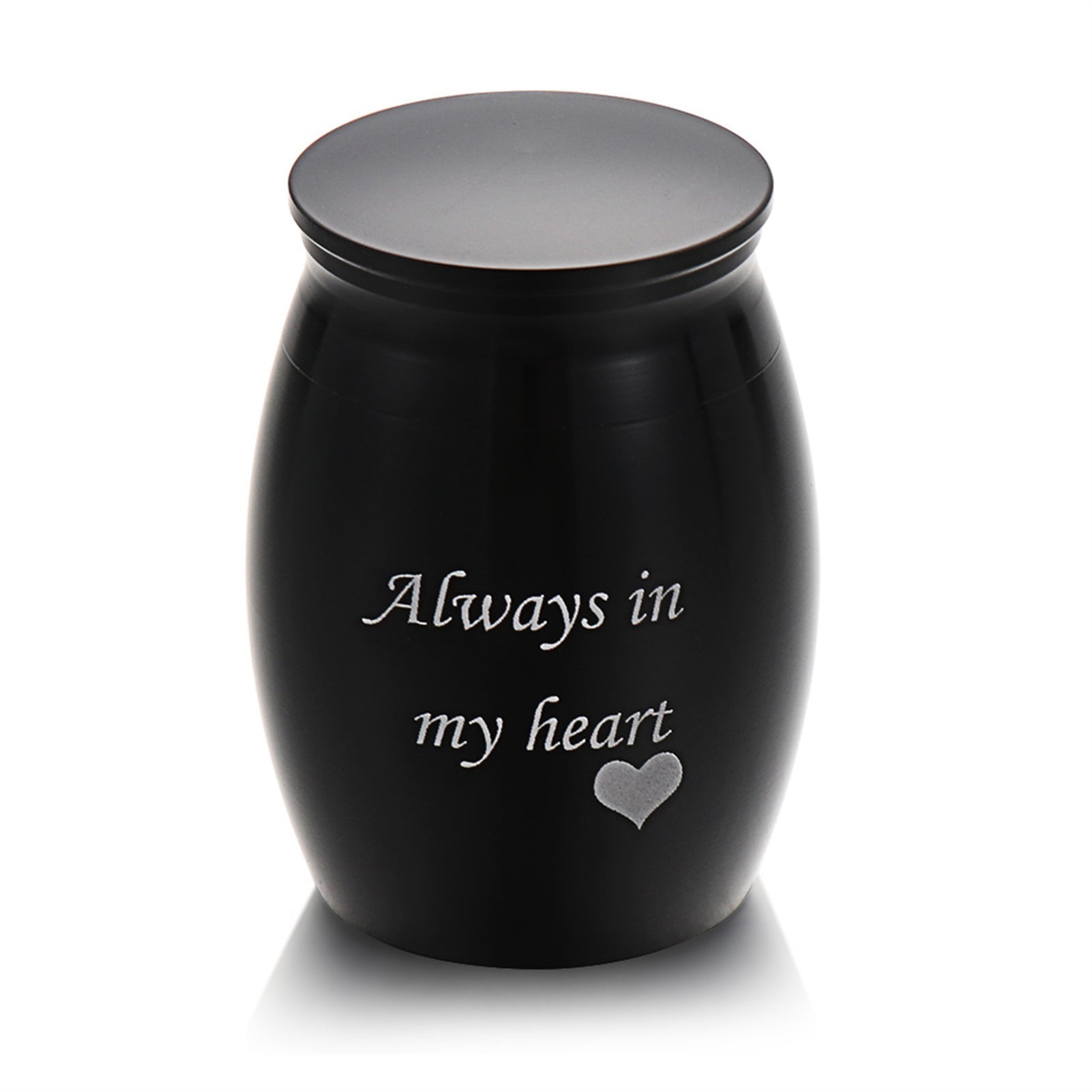 1Pc Mini Memorial Urn Aluminum Alloy Threaded Lid Pet Cremation Urns Beloved Pet Keepsake Funeral Urn