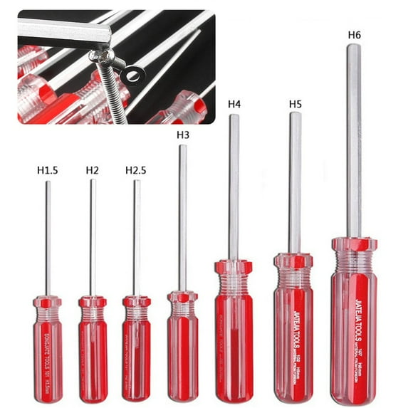 1Pc Mini Screwdriver 1.5-6.0Mm Hexagon Screwdriver For Repairing Electronics Toy Model Furniture 5.0Mm Fangkenuo
