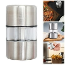 1Pc Mini Stainless Steel Spice Grinder - Efficient Cutting,Easy to Clean,Compact Stainless Seasoning Grinder - Small Mill for Kitchen and Outdoor Use,Portable Grinding Bottle for Enhanced Flavor
