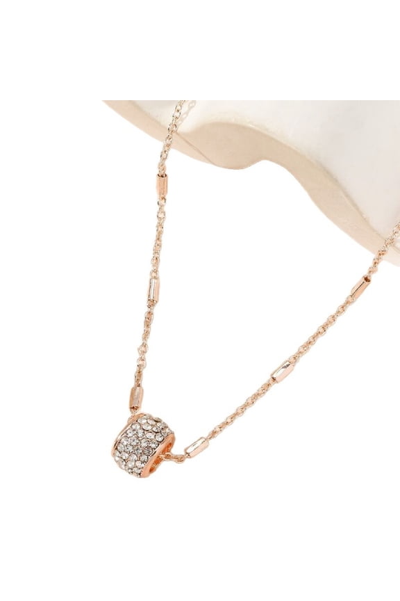 1Pc Minimal Golden Copper Choker Necklace Stackable Unisex Delicate Collar Jewelry