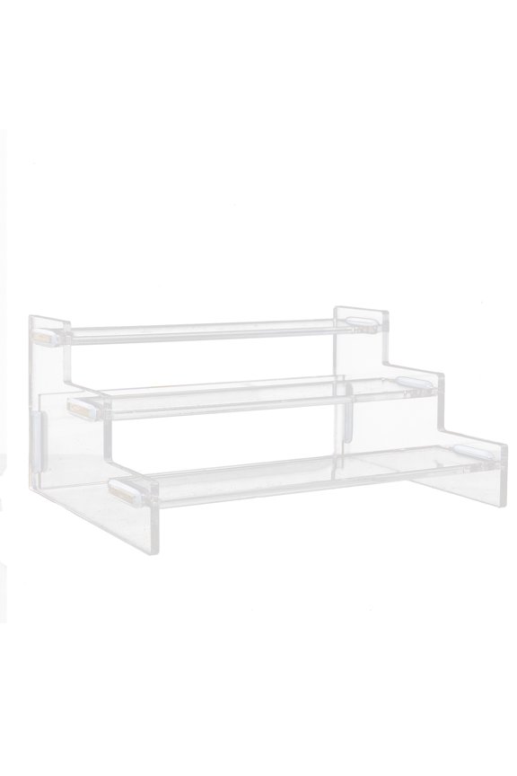 Homoyoyo Clear Acrylic Display Stand for Figurines, Organizer Rack for Home, Office, and Collectibles, 1 Piece