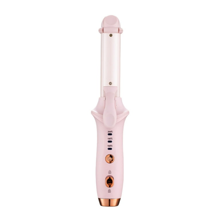 1Pc Multifunctional Hair Straightener Dual use Hair Curler Electric Marcel Waver Hair Styling Tool Pink