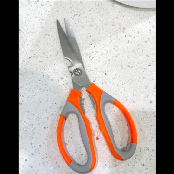 1Pc Multifunctional Scissors, Ultra Sharp Stainless Steel Kitchen Scissors