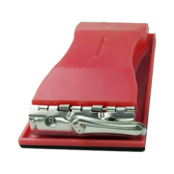 ULTNICE Sandpaper Organizer Sandpaper Rack Plastic Red for Handyman Woodworking 1Set 6.3X3.3X1.6in