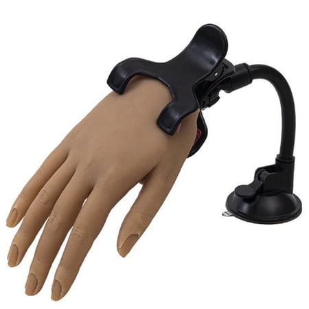 1Pc Nail Art Practice Hands Table Clip For Manicure Finger Training Display Tool