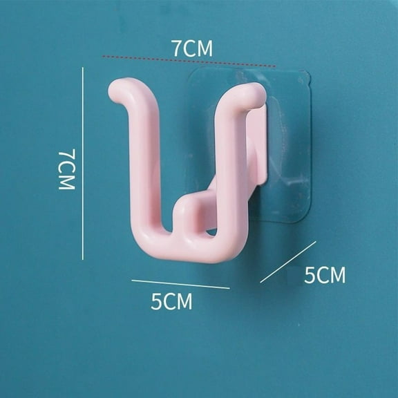 1Pc Non-Punched Bathroom Simple Slippers Hook Wall Mounted Bedroom Neat Shoe Rack